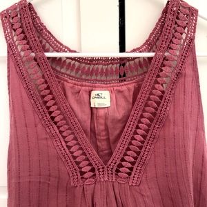 NWT O'Neill Pink Shift Dress